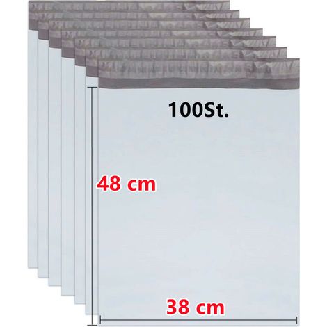 royaluxe - 100 pcs Sacs d'expédition Sacs de courrier Sacs en aluminium autocollants 38x48 (1/5)