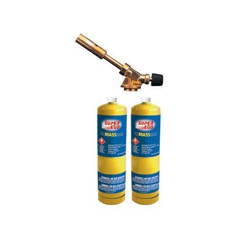 TORCIA A CARTUCCIA + 2 CARTUCCE ROMASSGAS SUPER-FOGO - 100000767