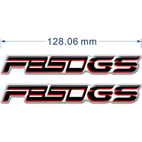 Protection de réservoir, emblème, logo, autocollants de carénage et de garde-boue en aluminium rouge pour BMW G310GS, F650GS, F750GS, F850GS et F 650, 750, 850 GS. (1/5)