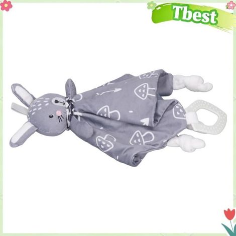 Tbest couverture Lovey Couverture de sécurité pour animaux, Adorable couverture de sécurité pour bébé, puericulture coffret Lapine (1/5)