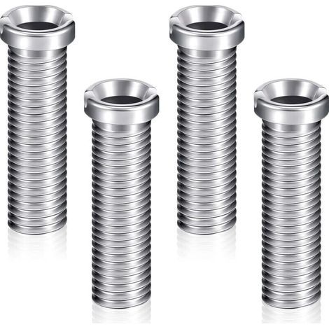 4 tornillos para cesta de fregadero de 45 mm, tornillos de acero inoxidable para tapón de desagüe, accesorios de fijación, tornillos para perno de fregadero, tornillos para tapón. (1/5)
