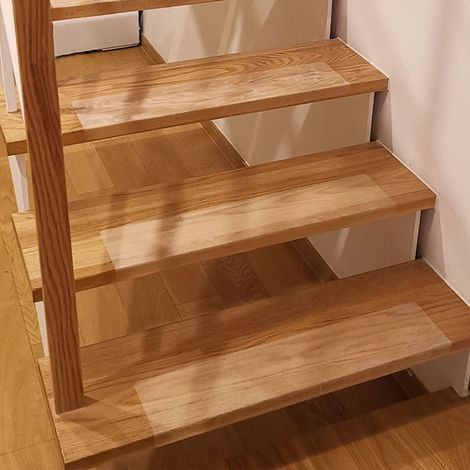 15-teiliges transparentes Antirutschband mit Applikator: Sicherheit für Treppen, Innen- und Außenböden, starke und entfernbare Haftung (1/5)