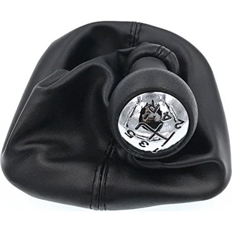 Pommeau de levier de vitesse 5 vitesses en tissu pour Citroën C3 C5 Picasso Peugeot 206 306 307 308 3008 (1/4)