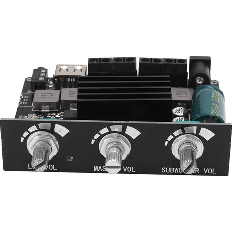 2.1-Kanal-Audioverstärkerplatine mit 2x50W und 100W Höhen und Bässen, Bluetooth 5.1, HiFi-Verstärkermodul für Android (1/4)