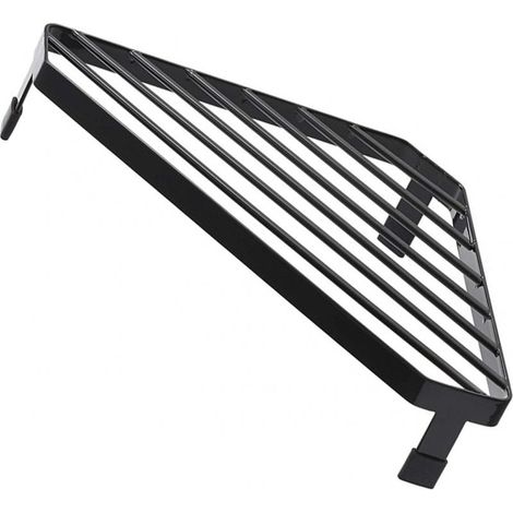 Étagère d'angle et organiseur d'armoire, étagère de comptoir triangulaire en fer pour organisateur de support à épices, cuisine et salle de bain (1/5)
