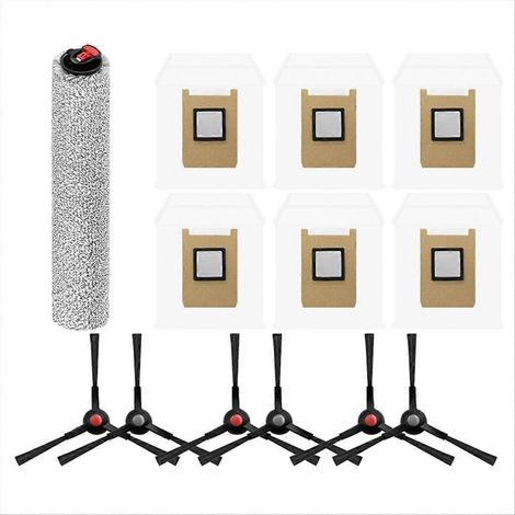 Walzenreinigungstuch, Seitenbürste, Filter, Staubbeutel für Omni E25/E28 Saugroboter – Zubehör (1/5)