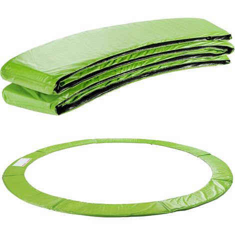 AREBOS Cubierta para Borde de Cama elástica 305 cm 100% Resistente a los Rayos UV Protección de Bordes Resistente a los Desgarros Verde Claro (1/5)