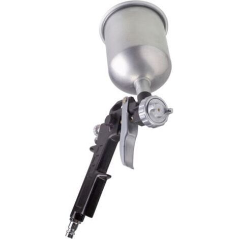 FERM ATA1039 Pistolet à peinture avec récipient - Pour compresseur (1/4)