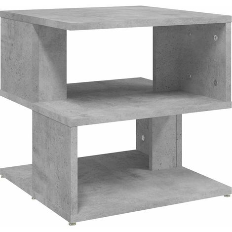 Maison Exclusive - Tavolino Grigio Cemento 40x40x40 cm in Legno Multistrato