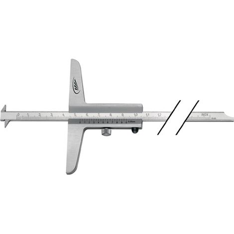 HELIOS PREISSER Tiefenmessschieber 300mm abg.Schiene 8x3mm - 292502 (1/5)