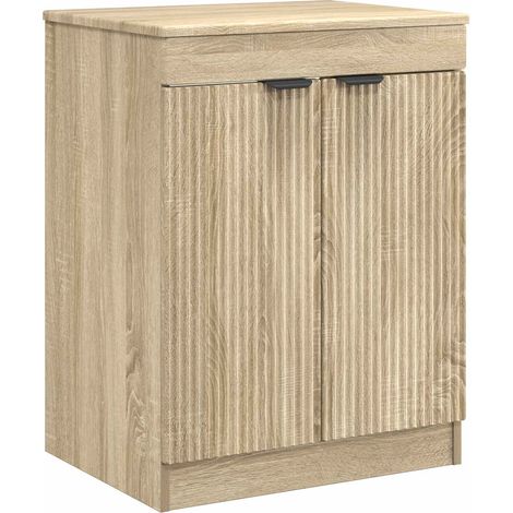 Bathroom Cabinet Sonoma Oak 54 x 41 x 70 cm Engineered Wood vidaXL