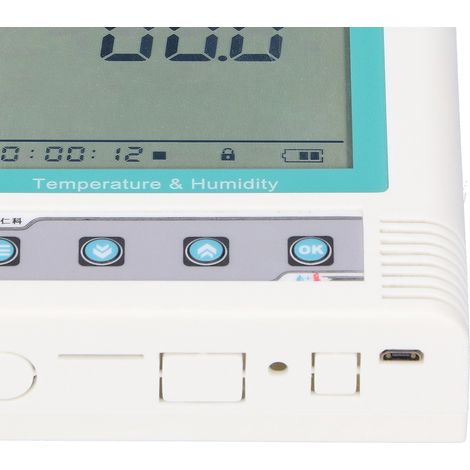 USB-Temperaturrekorder mit integriertem Temperatursensor, Einzeltemperaturaufzeichnung mit Standardgenauigkeit. (1/5)