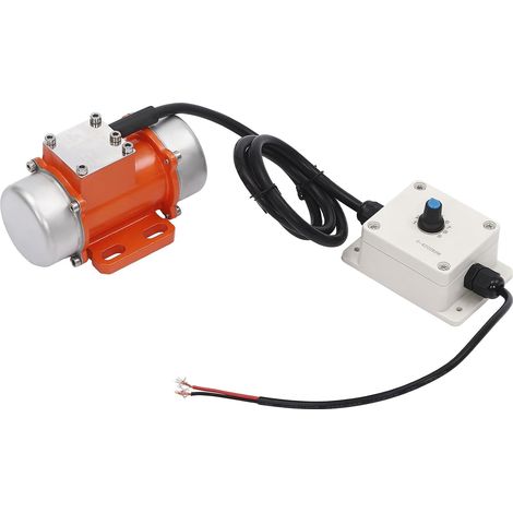 60W Vibrationsmotor mit Drehzahlregler DC12V, 9 Geschwindigkeiten Rüttelmotor 04000U/min Mehrzweckmotor für Bergbau Metallurgie Kohle Elektrizität Bauwesen (60W-12V) (1/5)