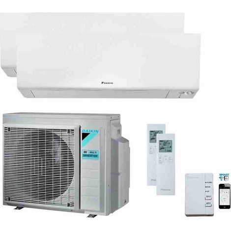 Daikin Dualsplit perfera 2MXM68N + FTXM35R + FTXM35R wifi incluso