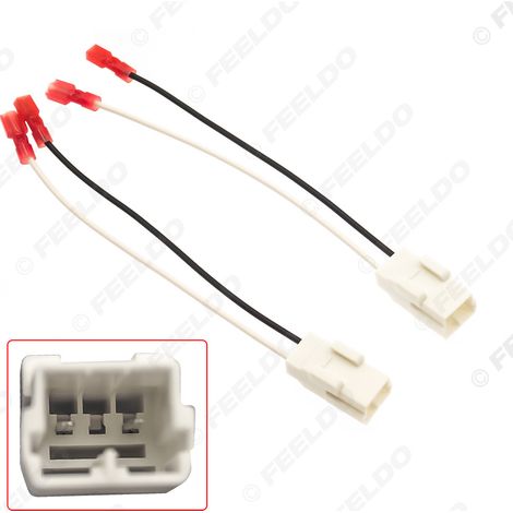 Compatible with speaker cables, speaker conversion cables, plugs and rear power cables from Chrysler/Hyundai/Mazda/Dodge vehicles. (1/5)
