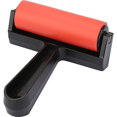 Rouleau en caoutchouc pour gravure et peinture, outil artistique 10 cm (1/4)