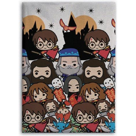 Harry Potter Fleecedecke Gemütlich und Magisch 140 cm x 100 cm
