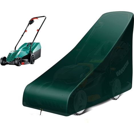 Lawn Mower Cover, Waterproof with Adjustable Hem Cord, Windproof, Anti-UV, 140 x 56 x 103 cm (L x W x H) (1/5)