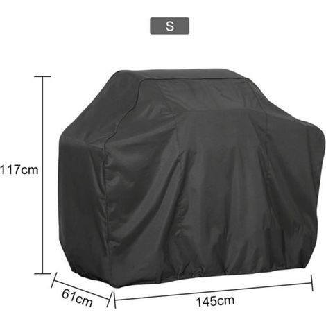 Grillabdeckung, wasserdicht, staubdicht und regendicht – 145 x 61 x 117 cm (1/4)