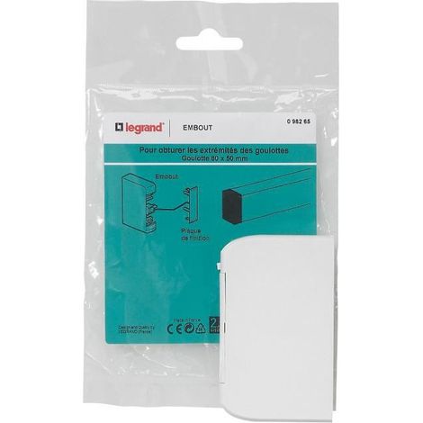 Legrand - Embout pour goulotte de section 80x50mm (1/2)