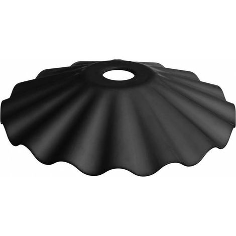 Lot de 8 abat jour noir pour guirlande guinguette 230V Lotti (1/3)