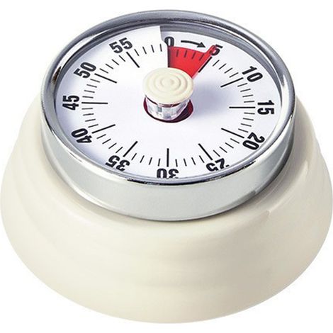 Petit minuteur de cuisine magnétique avec compte à rebours, affichage rond, alarme, liste de tâches et minuteur. (1/5)