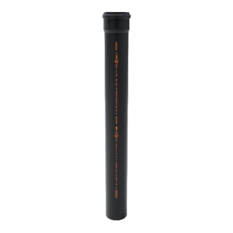 TUBO PHONO BLACK 1 BICCHIERE Diam. 100 lungh. 2000 NICOL