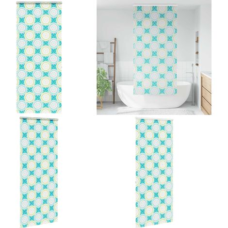 vidaXL Store enrouleur de douche avec cassette largeur du tissu 106 cm (1/5)