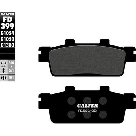 PASTILLAS DE FRENO GALFER KH427 SEMIMETÁLICAS PARA SCOOTER