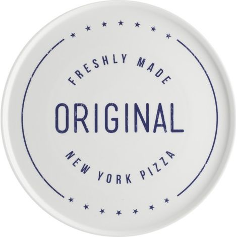 Assiette à pizza en céramique 31 cm, New York / Typhoon