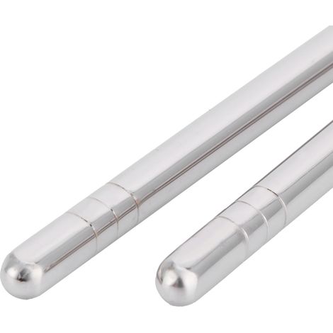 1 paire de baguettes en acier inoxydable 304, accessoire de cuisine, 17,5 cm (1/5)