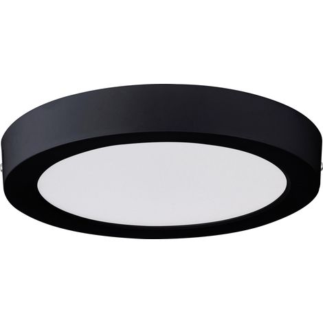 Eglo LED Deckenleuchte Idun-E schwarz Ø 22,5 cm neutralweiß Deckenlampen & Kronleuchter