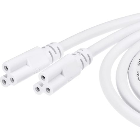 T5 T8 LED Tube Connecteur Câble 1M Mâle à Mâle Double Extrémité Extension Cordon pour LED Integré Lumière Tube Paquet de 4 (1/5)