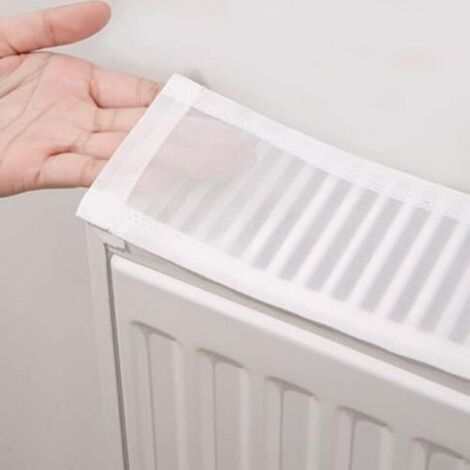 (140 cm)Housse de radiateur en tissu résistant aux rayures Fermeture magnétique Bloque efficacement la poussière et la saleté Tissu respirant qui favorise la circulation de l'air