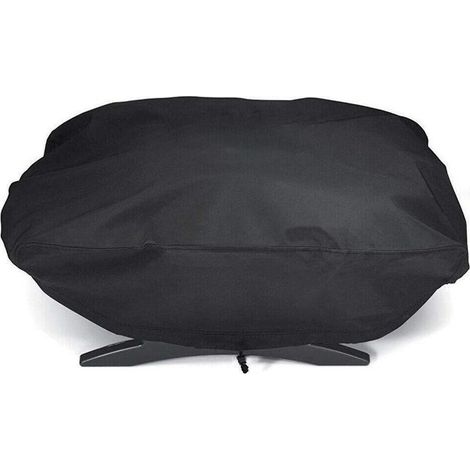 Housse pour barbecue Weber 7110 série Q1000 - Protection anti-poussière et imperméable - Résistante au vent, aux UV et aux déchirures - 67,1 x 44 x 32 cm - Accessoire pour barbecue (1/5)