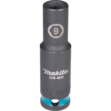 Makita E-16265 Clé à douille 3/8" SW9 Impact Black longue