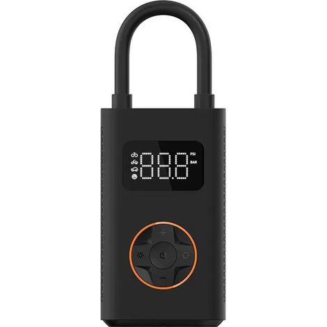 Tragbarer Luftkompressor für Reifenfüller – 150 PSI tragbare Luftpumpe mit digitalem Manometer und LCD-Display, 3-fach schnelle elektrische Fahrradpumpe, kabellose Reifenpumpe für Auto-Motorrad-Ballre (1/5)
