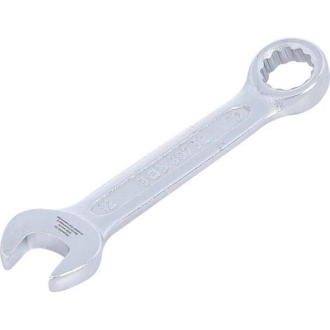 Clé Mixte Extra Courte 12 mm - Acier Résistant - Précision et Maniabilité, Zones Difficiles - D-Work (1/5)