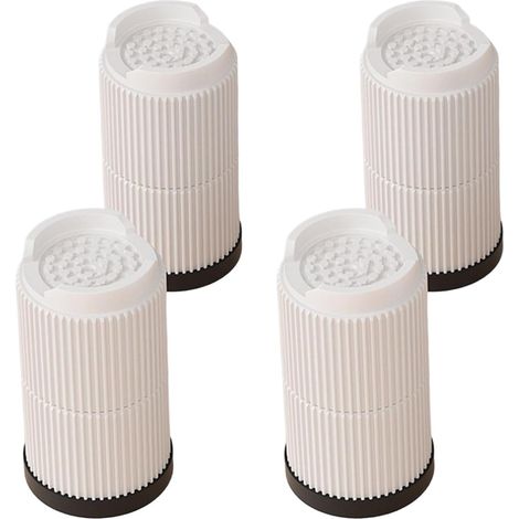 Lot de 4 rehausseurs pieds canapé réglables, antidérapants et hauteurs (1/5)