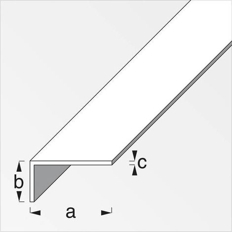 5 x PROFILO BIANCO H.200 CM ELLE 30X15X1 MM