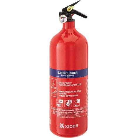 Kidde KPS2FX KPS2FX Multi-purpose Fire Extinguisher 2kg KIDKPS2FX