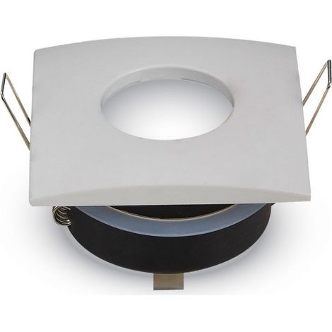 V-tac faretto incasso quadrato colore bianco attacco gu10 ip54 3615