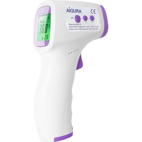 Thermomètre infrarouge pour avant-bras, adultes, sans contact, avec écran LCD et fonction mémoire. Convient aux enfants, adultes et objets. Mesure rapide et précise.