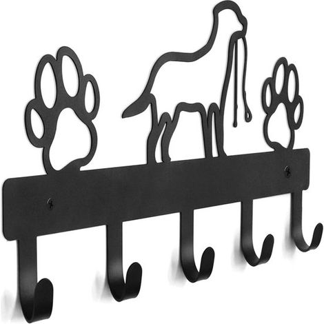 Perchero con correa para perros - Perchero de metal - Perros - Perchero - Correa (1/5)