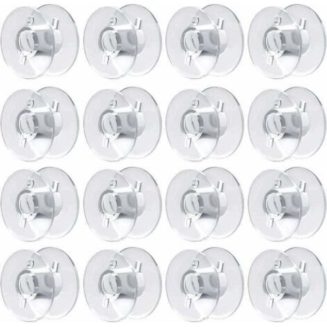 60 Pcs Sewing Machine Bobbins, Plastic Bobbins for Sewing Machines, Compatible with Brother, Singer, Kenmore, Janome, and Most Sewing Machines