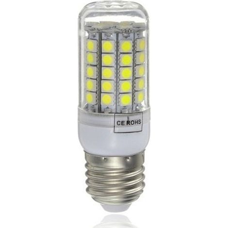 Trade Shop - 33 LED 5050SMD MIT 8W ATTACCO E27 FARETTO LUCE BIANCO FRED - (1/4)
