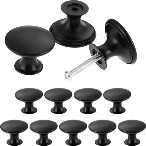 Boutons de meubles vintage, boutons de tiroir chics, style antique, ronds de 30 mm (1/4)