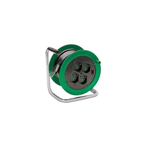 AVVOLGICAVO CIVILE ELETTRICO ZEUS 4 PRESE  ø mm.195  cavo mt.15 H05VVF sezione 3G1    FANTON