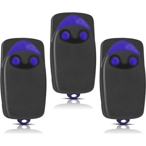 3 Pièces Remplacement pour télécommande NICE, télécommande portail 433,92MHz 2 canaux, compatible avec Flo1r-s, Flo2r-s, Flo4r-s (1/4)