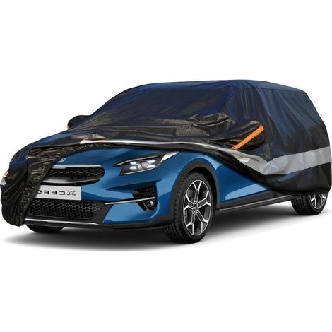 10-Schicht Autoabdeckung Wasserdicht Atmungsaktiv für Kia Xceed (2019-2023) Schwarz (1/5)